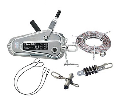 TRACTEL ligne de vie provisoire à câble